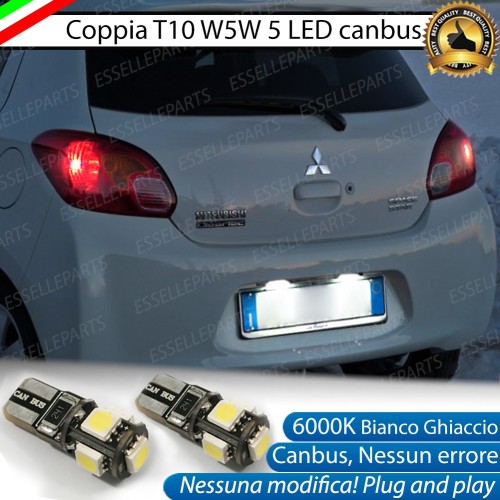 Luci Targa 5 LED Canbus 6000K per Mitsubishi Space Star II Restyling