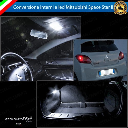 Kit led interni completo + Luci targa LED per Mitsubischi Space Star MK2 6000K