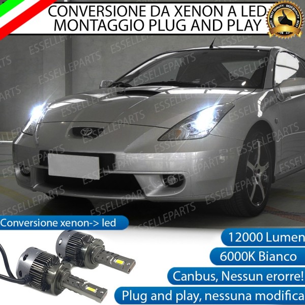 Coppia Lampade D2S Led Da Xenon a LED 12000 Lumen 6000K TOYOTA CELICA II