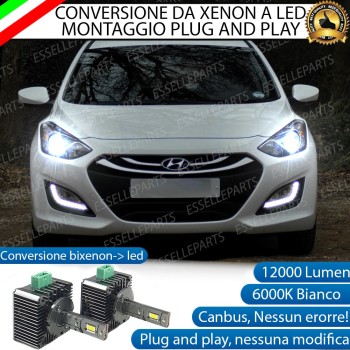 Conversione D3S Led Da Xenon A Led 12000 Lumen 6000K HYUNDAI I30 MK2 CON BIXENON D3S Conversione D3S Led Da Xenon A Led 12000 Lumen 6000K HYUNDAI I30 MK2 CON BIXENON D3S