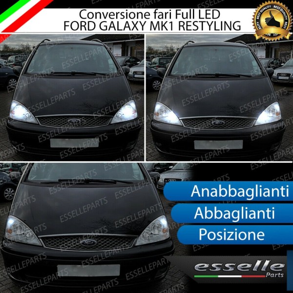 Conversione Fari Full LED FORD GALAXY I DAL 04/2000 IN POI