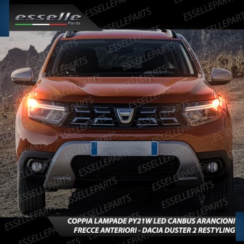 Coppia Frecce Anteriori PY21W 35 LED Canbus DACIA DUSTER II RESTYLING