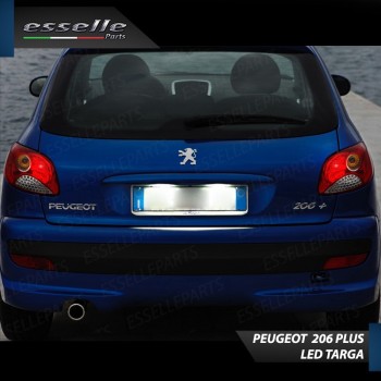 Led interni + Targa per Peugeot 206+ Led interni + Targa per Peugeot 206+