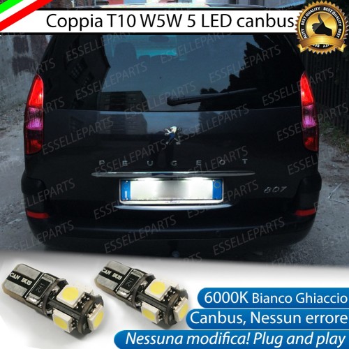 Luci targa 5 LED Canbus