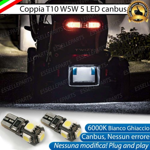 Luci targa 5 LED Canbus