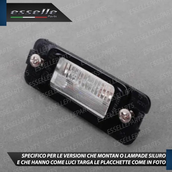 Coppia Placchette Luci Targa LED 6000K CANBUS per Mercedes ML W163