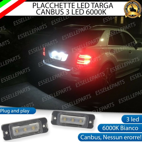 Placchette Luci targa LED Canbus MERCEDES ML W164