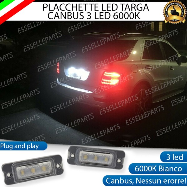 Placchette Luci targa LED Canbus MERCEDES ML W164