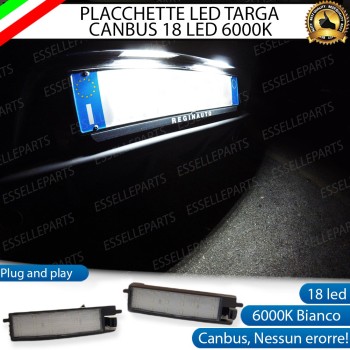 Placchette Luci targa 18 LED Canbus TOYOTA IQ