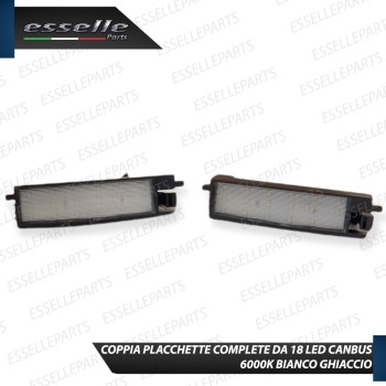 Placchette Luci targa 18 LED Canbus TOYOTA IQ