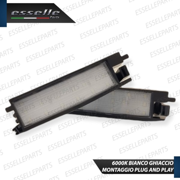 Placchette Luci targa 18 LED Canbus TOYOTA AYGO II
