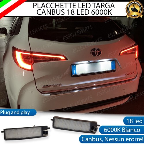 Placchette Luci targa 18 LED Canbus TOYOTA COROLLA E210