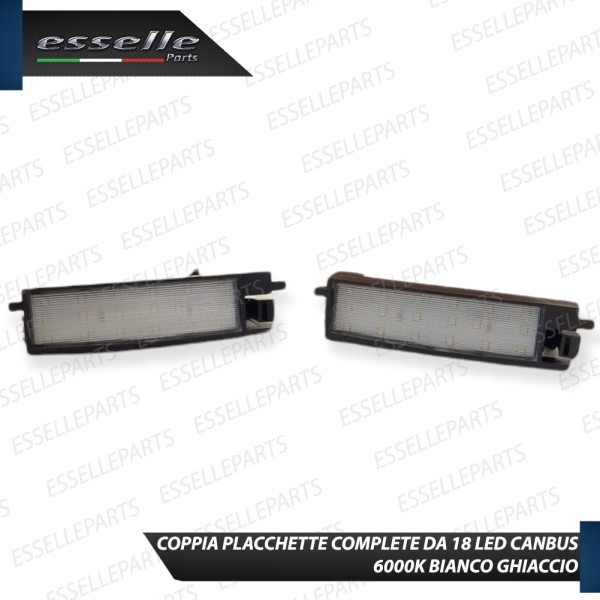 Placchette Luci targa 18 LED Canbus TOYOTA COROLLA E210