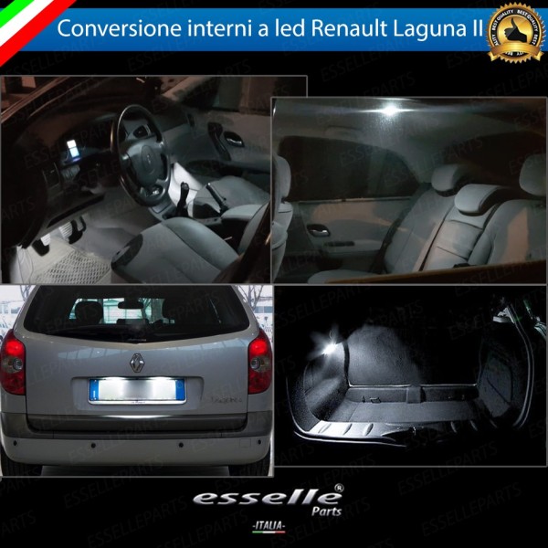 Led interni completo + Targa RENAULT LAGUNA II