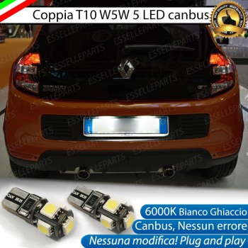 Luci targa 5 LED Canbus