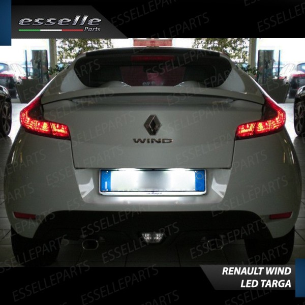 Luci Targa 5 LED Canbus 6000K per Renault Wind Roadster