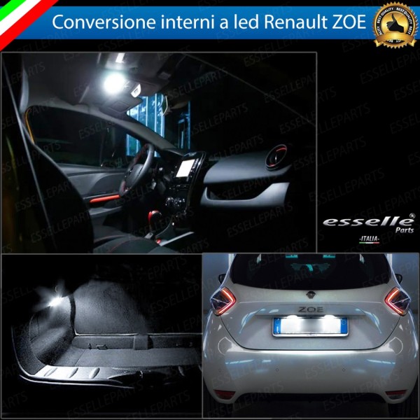 Led interni + Targa Renault Zoe