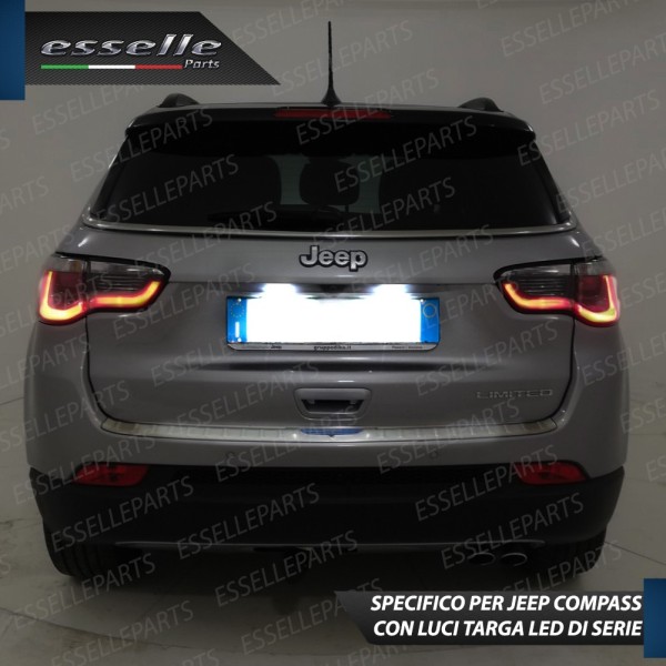 Placchette Luci targa 18 LED Canbus JEEP COMPASS II