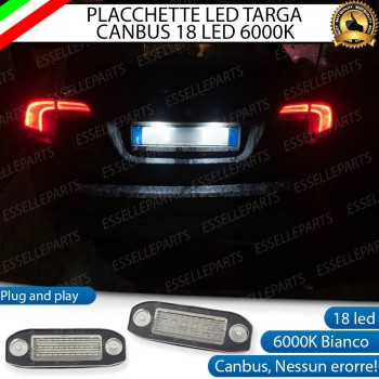 Placchette Luci targa 18 LED Canbus VOLVO C70 II Placchette Luci targa 18 LED Canbus VOLVO C70 II
