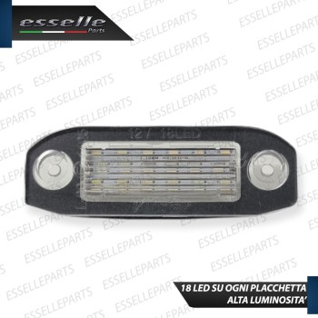 Placchette Luci targa 18 LED Canbus VOLVO C70 II Placchette Luci targa 18 LED Canbus VOLVO C70 II