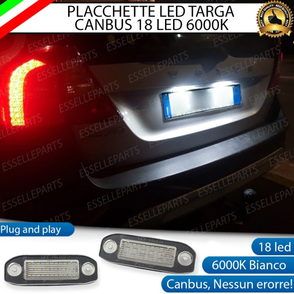 Placchette Luci targa 18 LED Canbus VOLVO V50