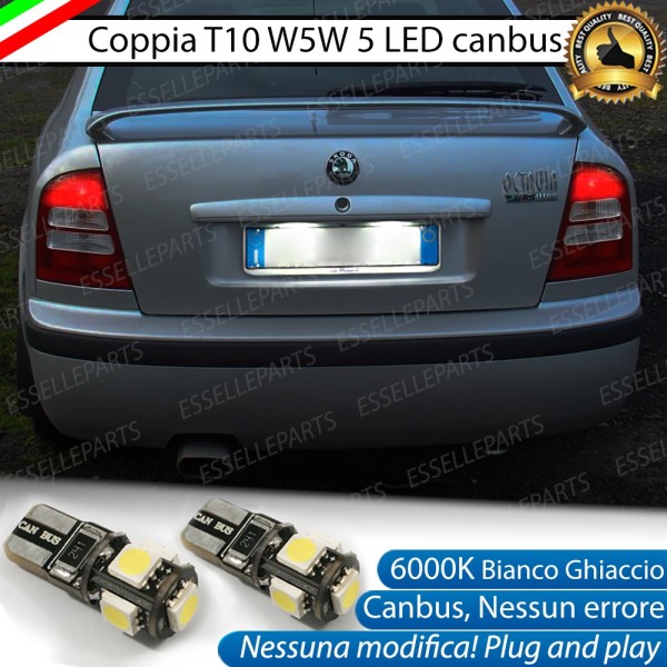 Luci targa 5 LED Canbus