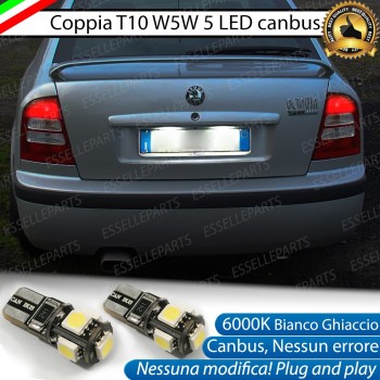 Luci targa 5 LED Canbus
