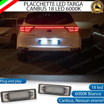 Placchette Luci targa 18 LED Canbus KIA SPORTAGE IV