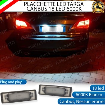 PER MODELLI BERLINA - Placchette Luci targa 18 LED Canbus HYUNDAI I40
