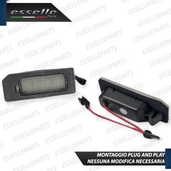 Placchette Luci targa 18 LED Canbus MITSUBISHI ASX Placchette Luci targa 18 LED Canbus MITSUBISHI ASX