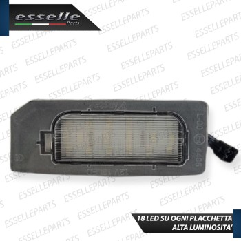 Placchette Luci targa 18 LED Canbus MITSUBISHI ASX Placchette Luci targa 18 LED Canbus MITSUBISHI ASX
