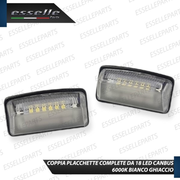Placchette Luci targa 18 LED Canbus TOYOTA VERSO