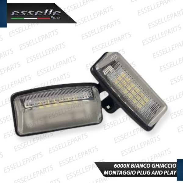 Placchette Luci targa 18 LED Canbus TOYOTA VERSO