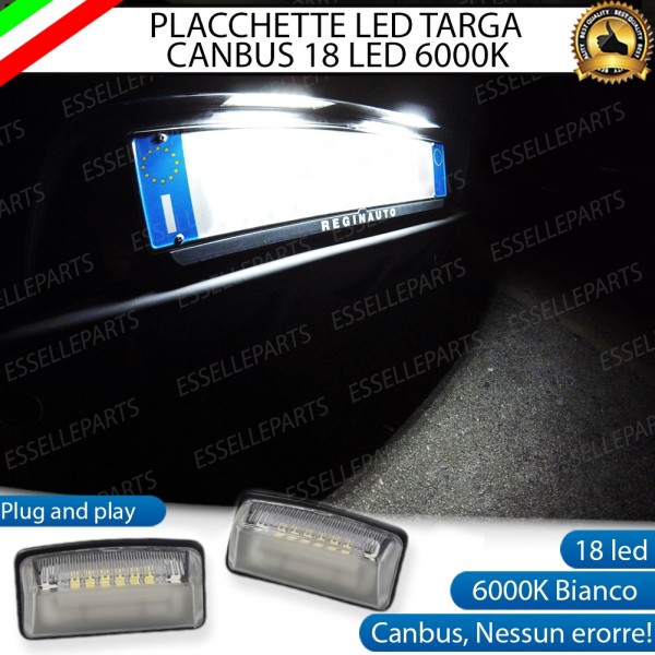 Placchette Luci targa 18 LED Canbus TOYOTA COROLLA E120