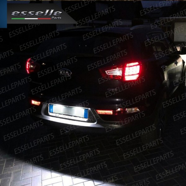 Placchette Luci targa 18 LED Canbus KIA SPORTAGE III
