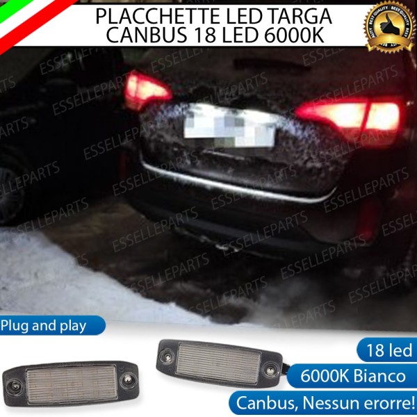 Placchette Luci targa 18 LED Canbus KIA SORENTO II