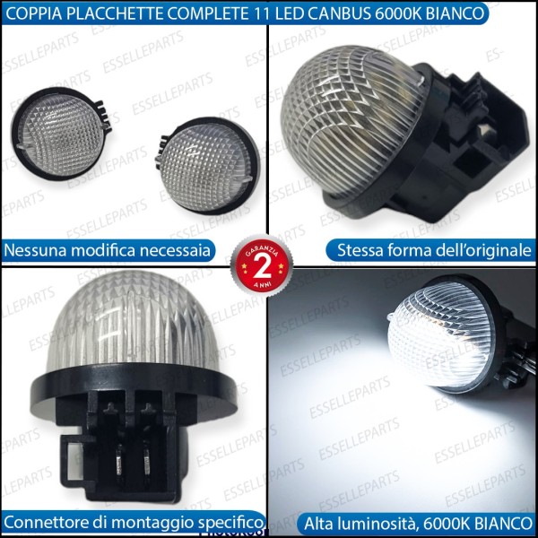 Placchette Luci targa 11 LED Canbus SUZUKI GRAN VITARA I
