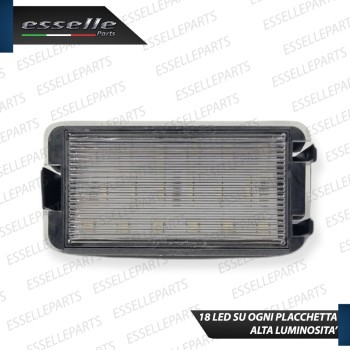 Placchette Luci targa 18 LED Canbus SEAT IBIZA 6L Placchette Luci targa 18 LED Canbus SEAT IBIZA 6L