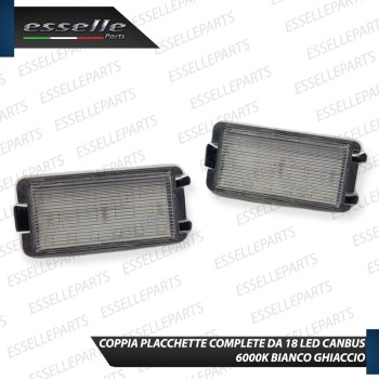 Placchette Luci targa 18 LED Canbus SEAT LEON 1M Placchette Luci targa 18 LED Canbus SEAT LEON 1M