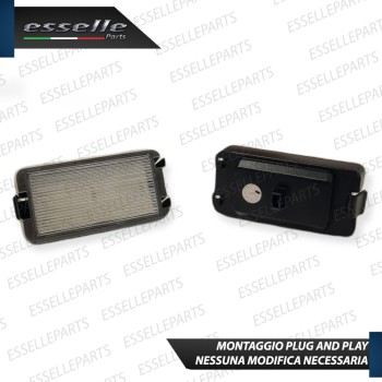 Placchette Luci targa 18 LED Canbus SEAT LEON 1M Placchette Luci targa 18 LED Canbus SEAT LEON 1M