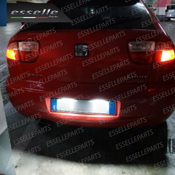 Placchette Luci targa 18 LED Canbus SEAT LEON 1M