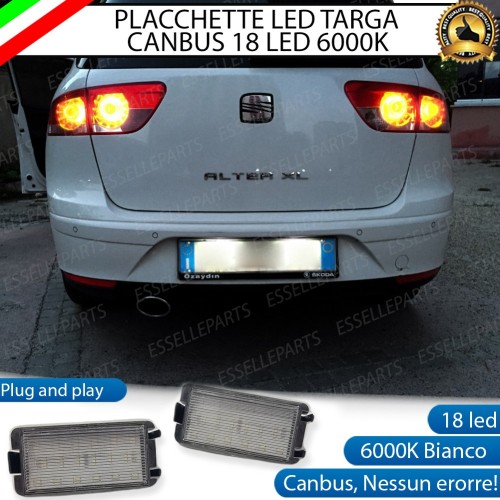Placchette Luci targa 18 LED Canbus SEAT TOLEDO III