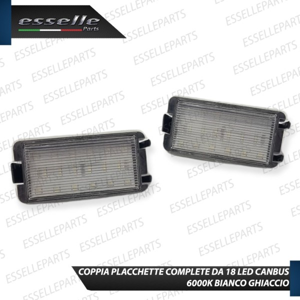 Placchette Luci targa 18 LED Canbus SEAT TOLEDO III