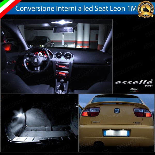 Led interni + Targa SEAT LEON 1M