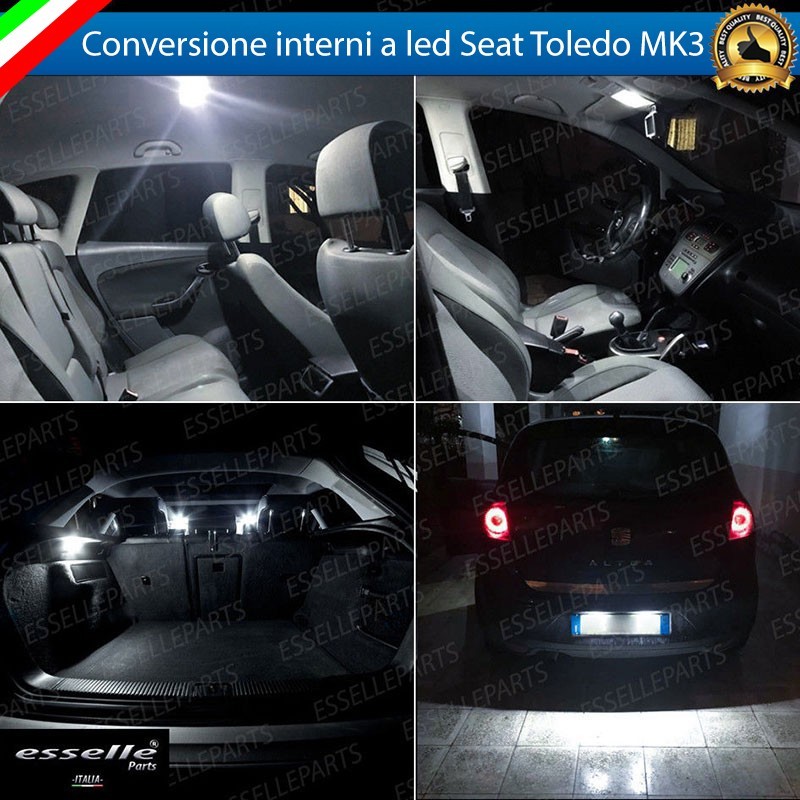 Led Interni Abitacolo SEAT TOLEDO III Canbus 6000K Luce Bianca