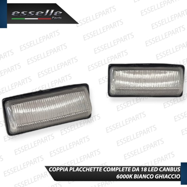 Placchette Luci targa 18 LED Canbus NISSAN MICRA V