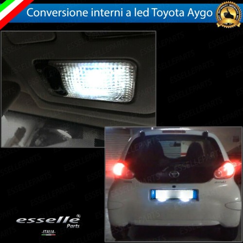 Led interni + Targa Toyota Aygo MK1