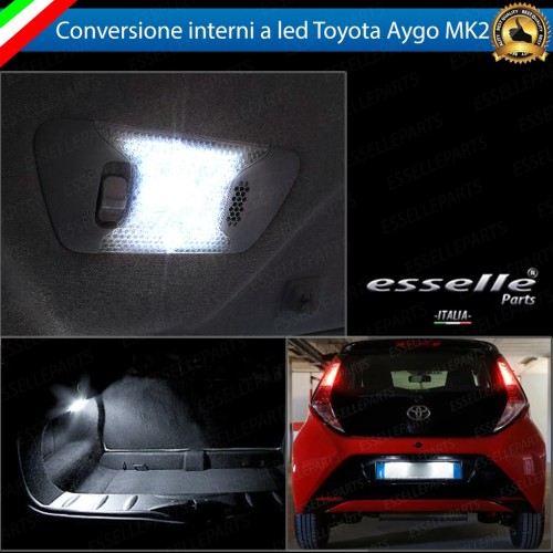 Led interni + Targa Toyota Aygo MK2
