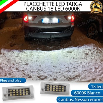 Placchette Luci targa 18 LED Canbus BMW X3 E83
