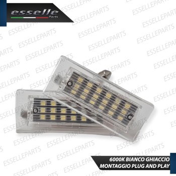 Placchette Luci targa 18 LED Canbus BMW X3 E83